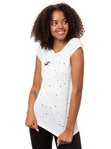 Confetti Girl Cap Sleeve white via FellHerz T-Shirts - bio, fair & vegan