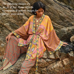 If Saris Could Talk Kimono- Saffron Daisy from Loft & Daughter