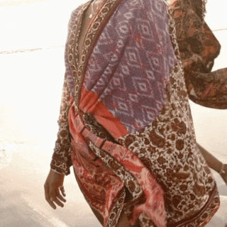 If Saris Could Talk Kimono- Royal Haveli from Loft & Daughter