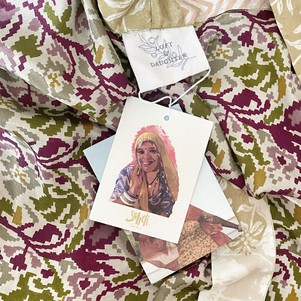 If Saris Could Talk Kimono- Saffron Paisley from Loft & Daughter