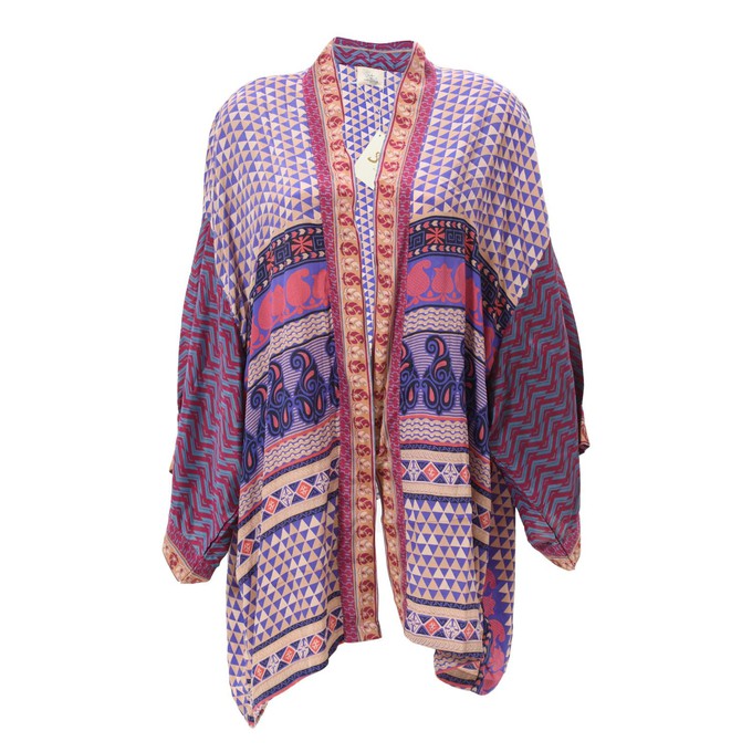 If Saris Could Talk Kimono- Paisley Prism from Loft & Daughter