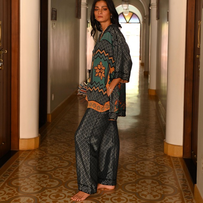 Once Upon a Sari Co-Ord Size 6-8: Print 13 from Loft & Daughter