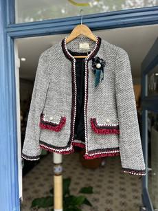 Upcycled Tweed Jacket via MPIRA