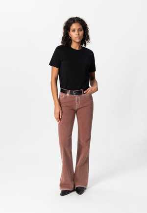 Isy Flared - Brick from Mud Jeans