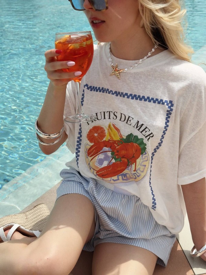 Consumer rewearing vegan clothes sustainably