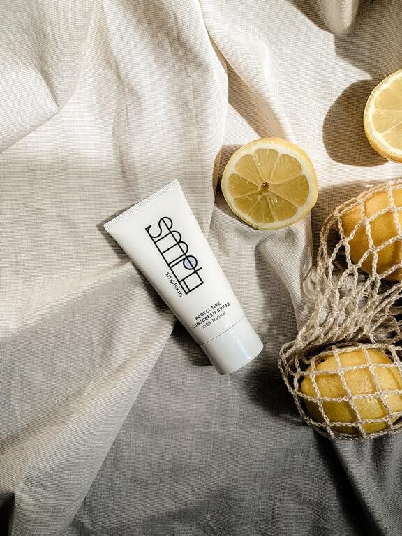 A pack of sustainable sunscreen made with mineral filters