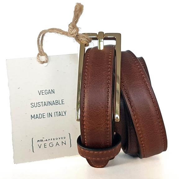 A vegan belt made in italy