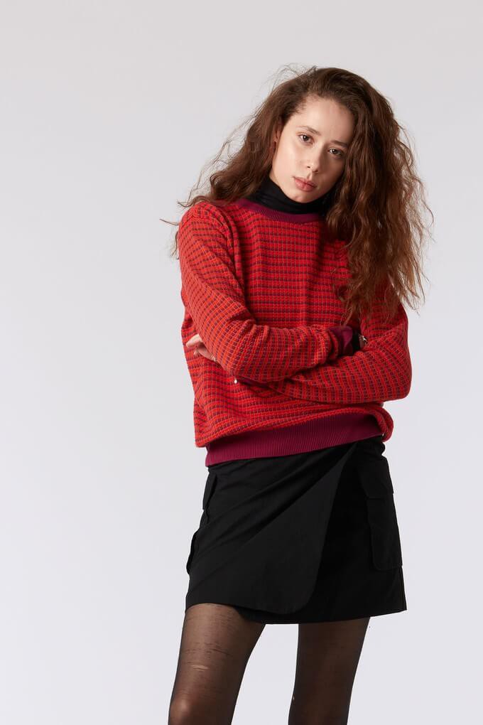 A vegan jumper made with organic cotton
