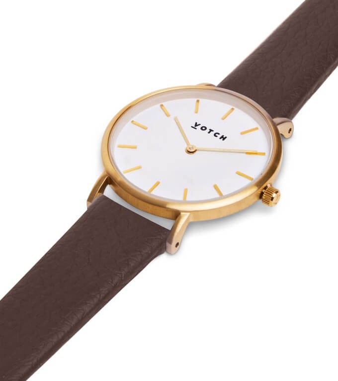 A watch by a vegan brand