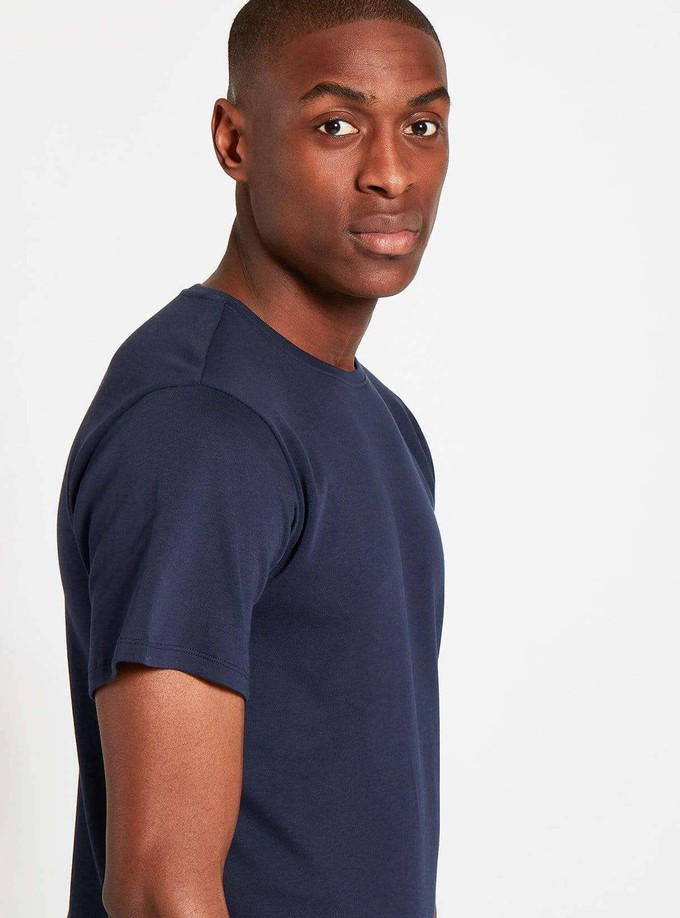 Cotton jersey men's t-shirt - Dark blue