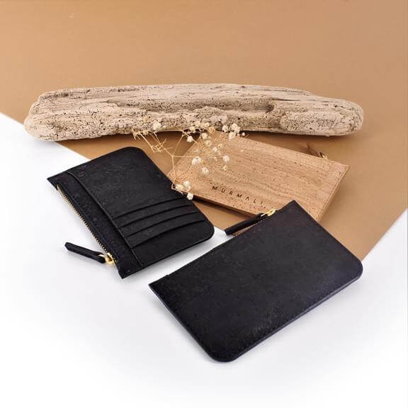 Cork leather wallet