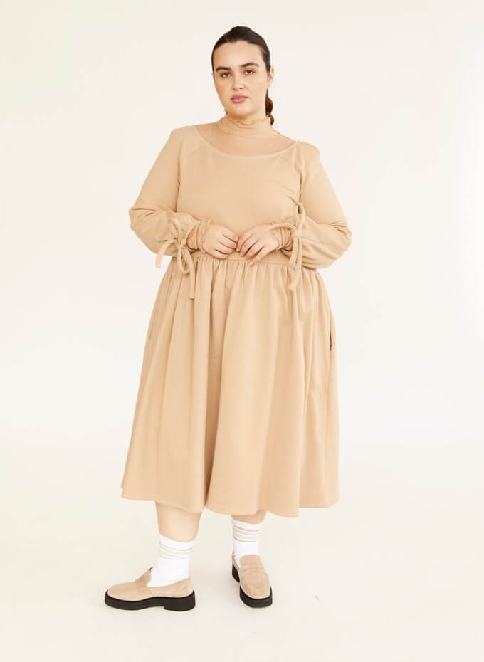 Ethical plus size dress by Igikai Labels