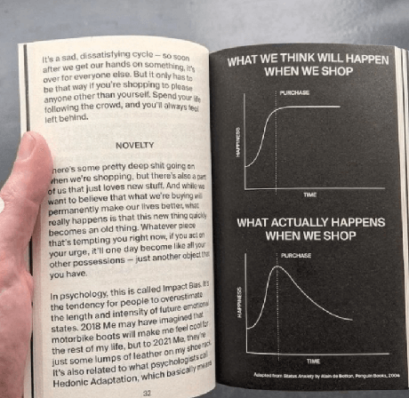 Graph from the book The World is on Fire But We're Still Buying Shoes
