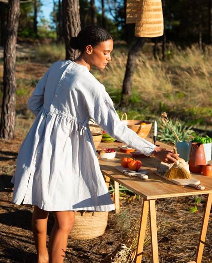 Linen dress by Beaumont Organic