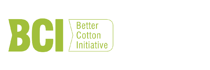 Logo of the BCI sustainable fashion certificate