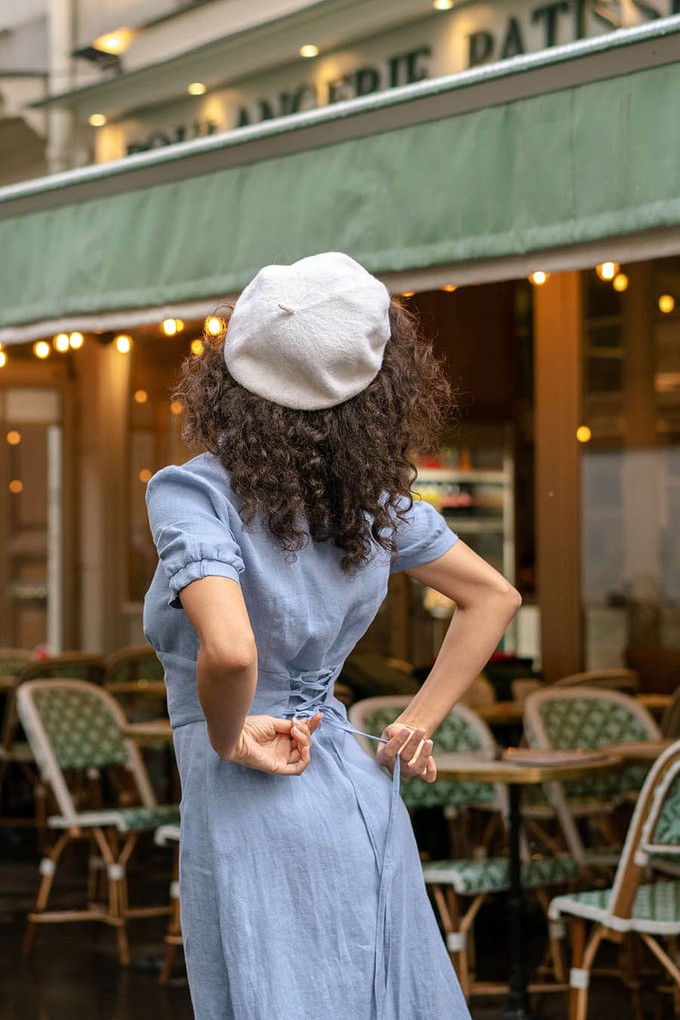 Madeleine dress made of sustainable fabrics