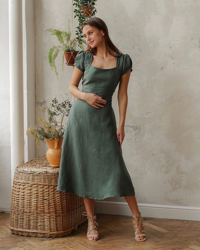 Olivia linen dress