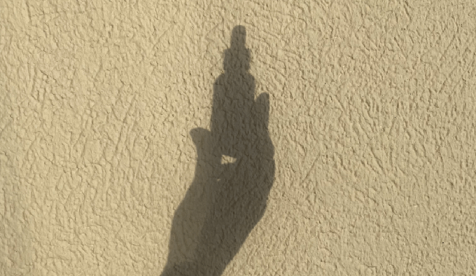Shadow of a traditional and not eco-friendly skincare product
