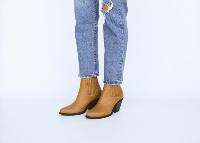 Some ethical heeled boots