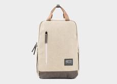 Small Hemp Backpack in Beige and Green via 8000kicks