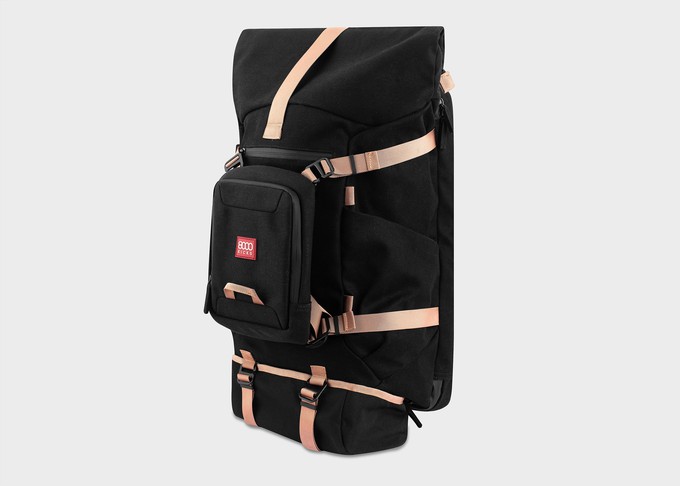 Nomad Backpack - The 3-in-1 expandable hemp backpack for nomads from 8000kicks