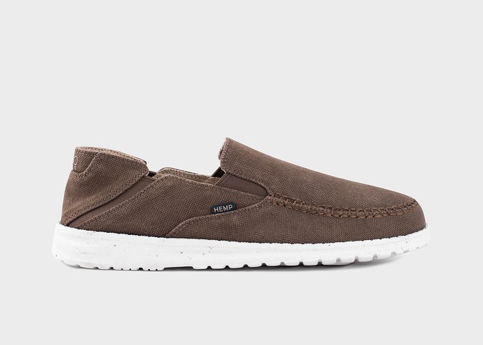 SunSlide Hemp Slip-on for Women in Dark Brown from 8000kicks