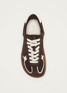 Tb.00 Barefoot Rife Cocoa & Off White Leather Sneakers via Alohas
