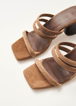 Indiana Brown Leather Sandals from Alohas