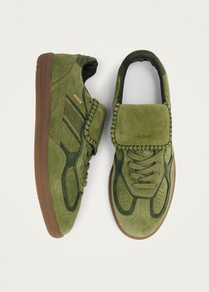 Tb.490 Club Suede Green Leather Sneakers from Alohas