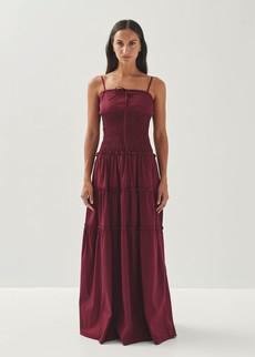 Masami Burgundy Dress via Alohas