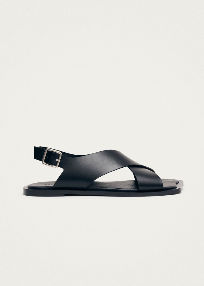 Nalu Black Leather Sandals from Alohas