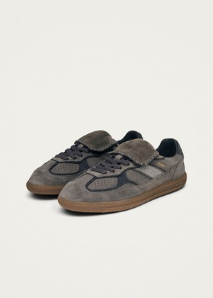 Tb.490 Club Suede Dark Grey Leather Sneakers from Alohas