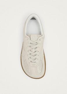 Tb.00 Barefoot Cream Leather Sneakers via Alohas