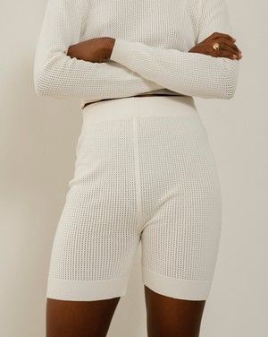 Rookie Cream Tricot Shorts from Alohas