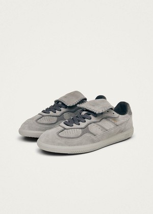 Tb.490 Club Suede Pale Grey Leather Sneakers from Alohas