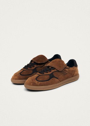 Tb.490 Club Suede Brown Leather Sneakers from Alohas