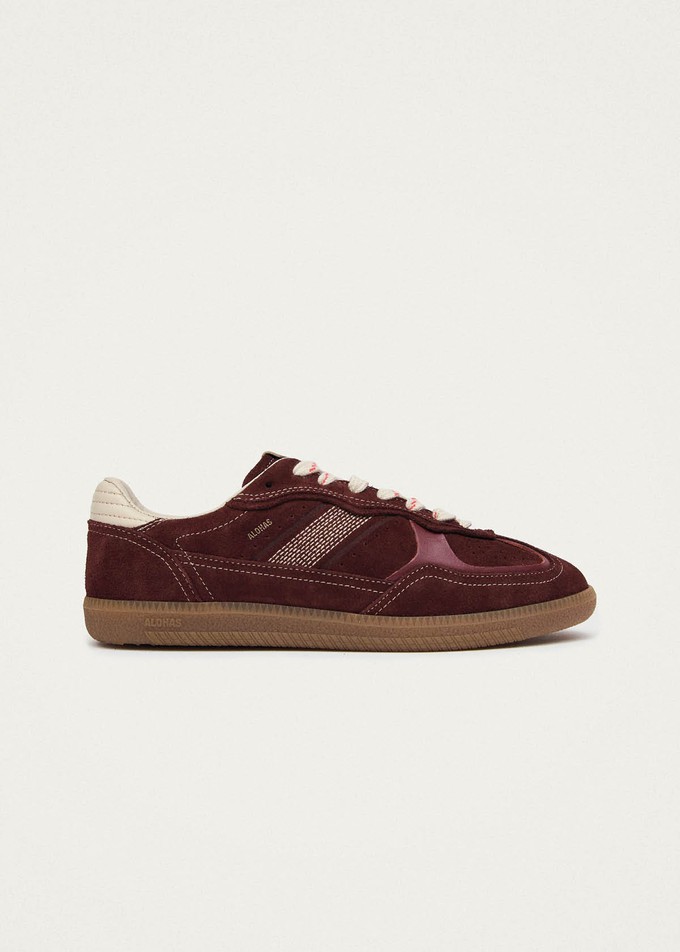 Tb.490 Rife Burgundy Cream Leather Sneakers from Alohas