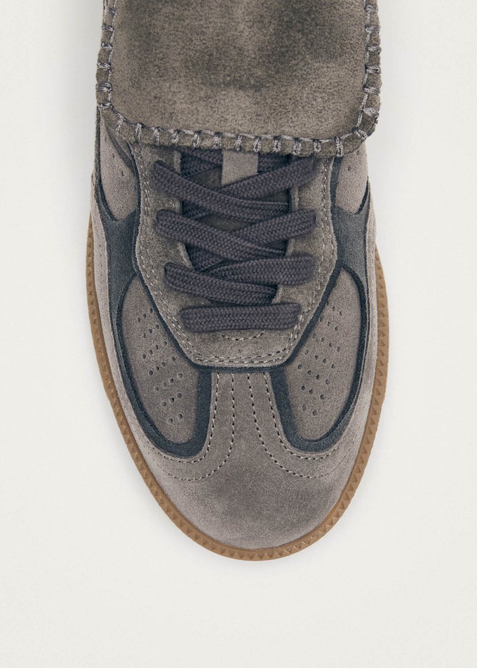 Tb.490 Club Suede Dark Grey Leather Sneakers from Alohas