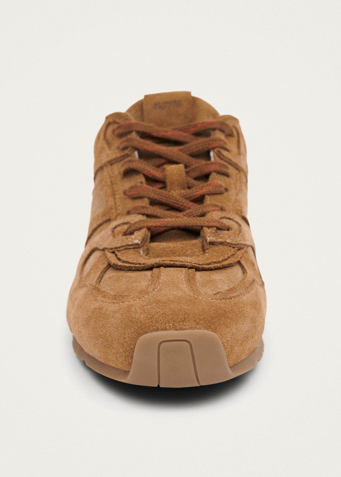 Project Cece Tb.56 Suede Tan Leather Sneakers