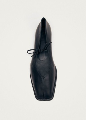 Sway Black Leather Ballet Flats from Alohas