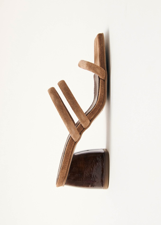 Indiana Brown Leather Sandals from Alohas