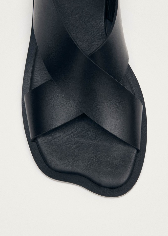 Nalu Black Leather Sandals from Alohas