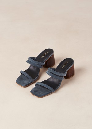 Indiana Grey Leather Sandals from Alohas
