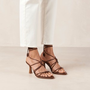 Belinda Brown Leather Sandals from Alohas