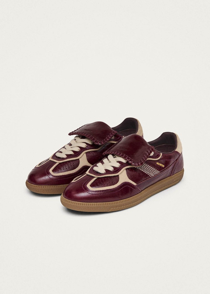 Tb.490 Club Deep Burgundy Patent Leather Sneakers from Alohas