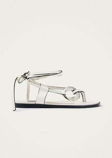 Morosia White Leather Sandals via Alohas