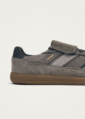Tb.490 Club Suede Dark Grey Leather Sneakers from Alohas