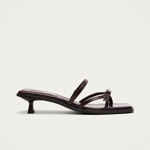 Liko Rift Dark Brown Leather Sandals from Alohas