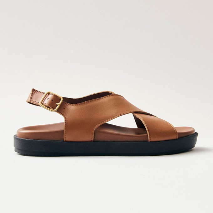 Nico Tan Leather Sandals from Alohas