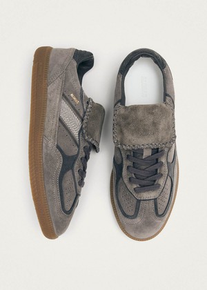 Tb.490 Club Suede Dark Grey Leather Sneakers from Alohas